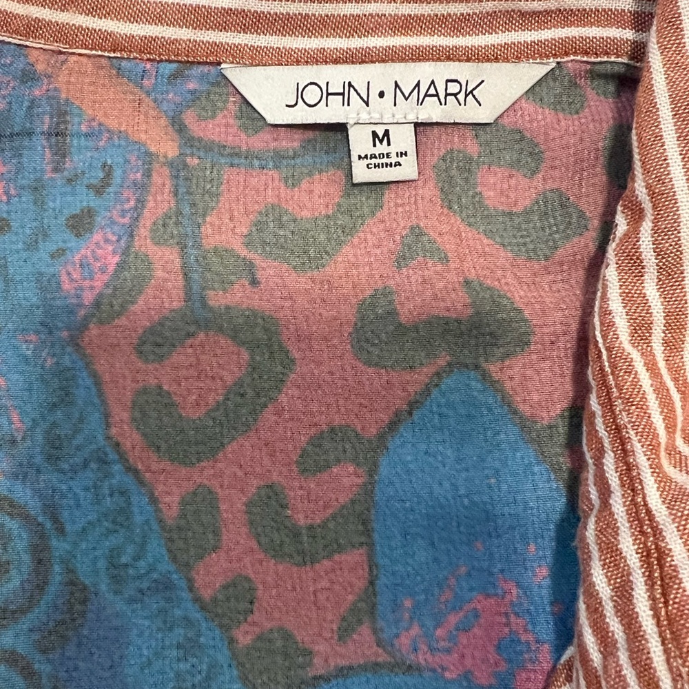 John Mark Multicolor Patterned Shirt - image 6